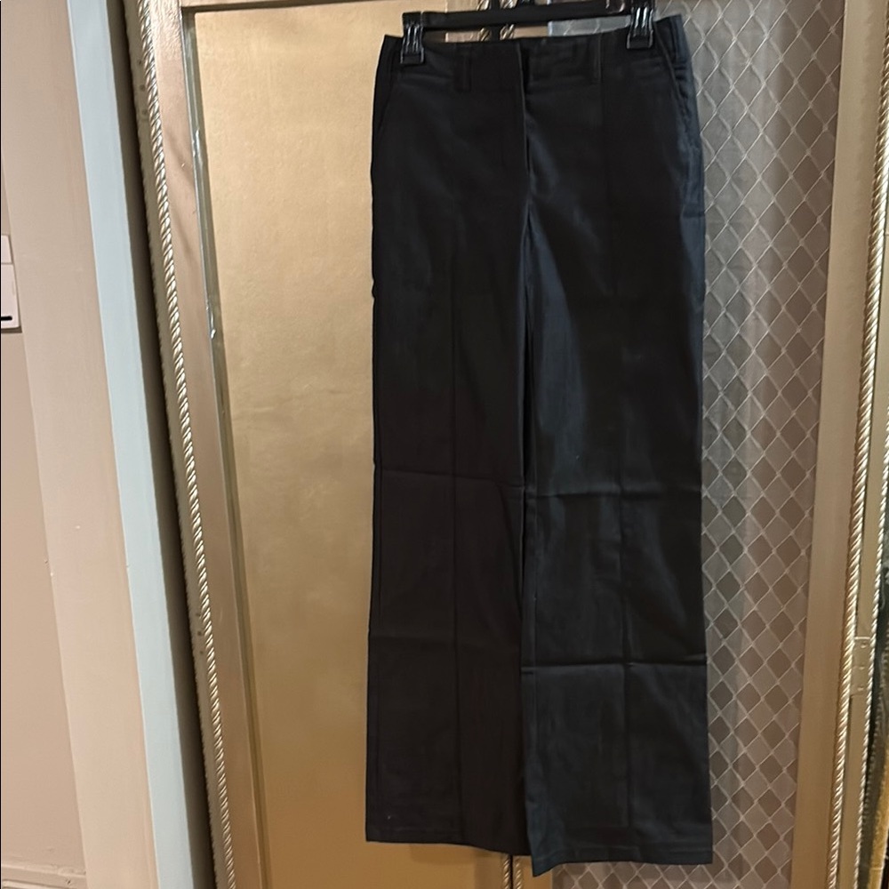 NWOT Ann Taylor Black Wide-Leg Trousers also in brown but size 4 c measurements